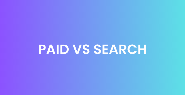 PAID VS SEARCH